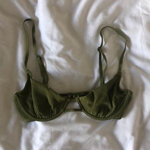 Urban outfitters green swim top